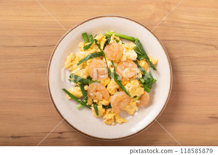 韭菜炒蝦仁 韭菜炒蝦仁 118585879