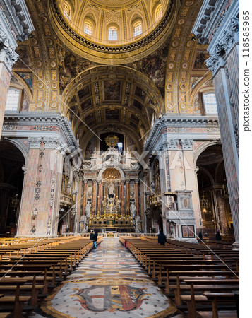 Interiors Of An Old Historical Church Interiors Of An Old Historical Church 118585965