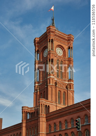Berlin Rotes Rathaus city hall building Berlin Rotes Rathaus city hall building 118586556
