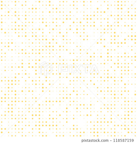 插圖素材：隨機點背景向量橙黃色黃點向量 118587159