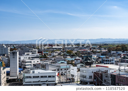 View of Goshogawara city / Aomori Prefecture 118587520