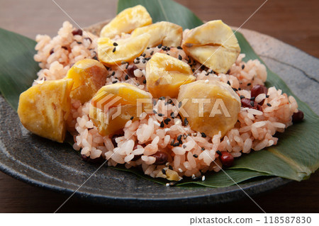 栗子紅豆飯 栗子紅豆飯 118587830