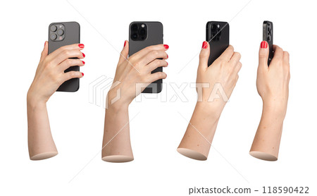 Berlin Germany July 21 2024 Hands holding, using mobile phone, smartphone, iphone cellphone, camera Berlin Germany July 21 2024 Hands holding, using mobile phone, smartphone, iphone cellphone, camera 118590422