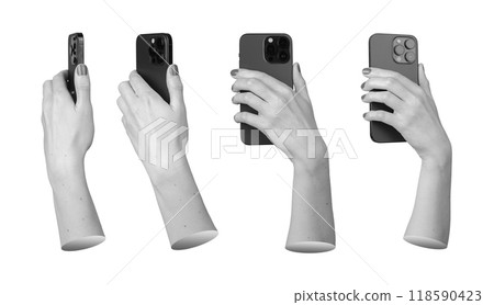 Berlin Germany July 21 2024 Hands holding, using mobile phone, smartphone, iphone isolated on white Berlin Germany July 21 2024 Hands holding, using mobile phone, smartphone, iphone isolated on white 118590423