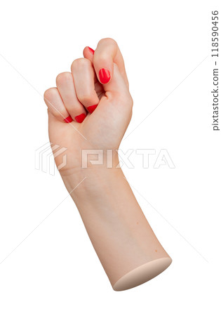 Fig sign, hand gesture, isolated on white background Fig sign, hand gesture, isolated on white background 118590456