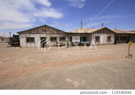 Santa Laura Humberstone saltpetre processing plant, Iquique, Chile 118590892