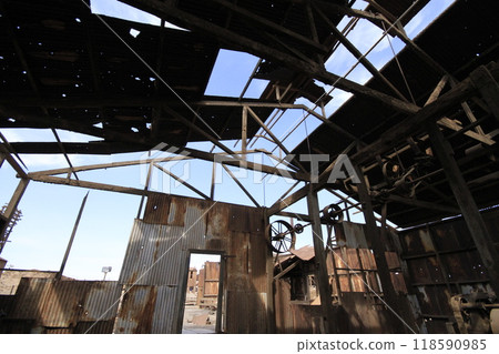 Santa Laura Humberstone saltpetre processing plant, Iquique, Chile 118590985