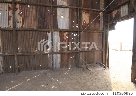 Santa Laura Humberstone saltpetre processing plant, Iquique, Chile Santa Laura Humberstone saltpetre processing plant, Iquique, Chile 118590989