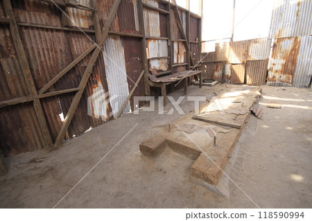 Santa Laura Humberstone saltpetre processing plant, Iquique, Chile 118590994