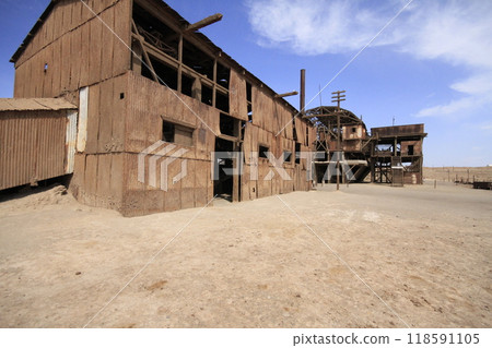 Santa Laura Humberstone saltpetre processing plant, Iquique, Chile 118591105