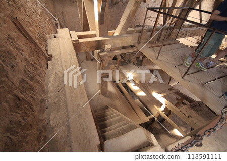 Santa Laura Humberstone saltpetre processing plant, Iquique, Chile Santa Laura Humberstone saltpetre processing plant, Iquique, Chile 118591111