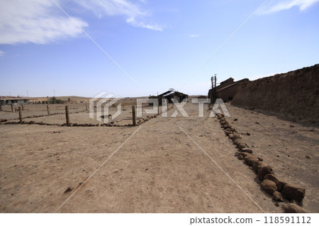 Santa Laura Humberstone saltpetre processing plant, Iquique, Chile 118591112