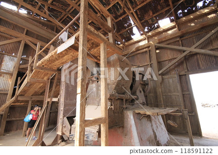 Santa Laura Humberstone saltpetre processing plant, Iquique, Chile 118591122