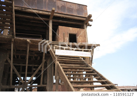 Santa Laura Humberstone saltpetre processing plant, Iquique, Chile 118591127
