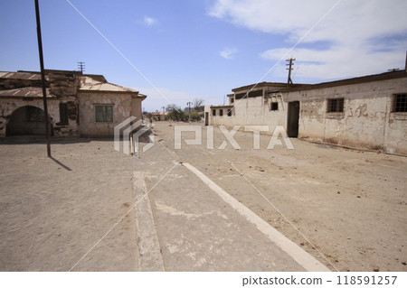 Santa Laura Humberstone saltpetre processing plant, Iquique, Chile 118591257