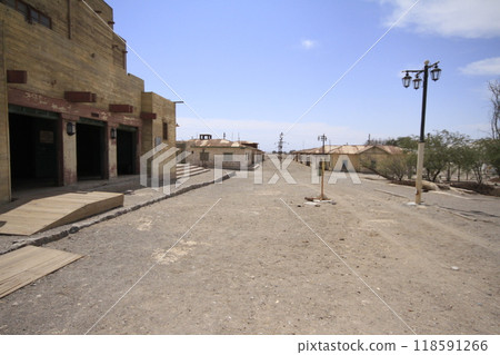 Santa Laura Humberstone saltpetre processing plant, Iquique, Chile 118591266