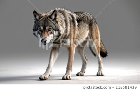 A Majestic Wolf in Thrilling Motion Captured in Stunning Detail and Beautiful Clarity A Majestic Wolf in Thrilling Motion Captured in Stunning Detail and Beautiful Clarity 118591439