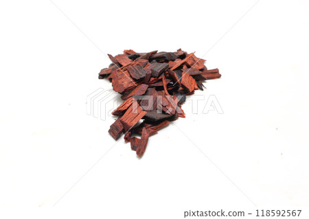 Sandalwood on white background 118592567
