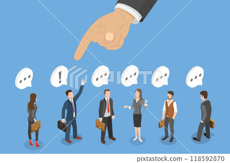3D Isometric Flat Vector Illustration of Headhunter, Recruitment, Career Opportunities, and Talent 3D Isometric Flat Vector Illustration of Headhunter, Recruitment, Career Opportunities, and Talent 118592870