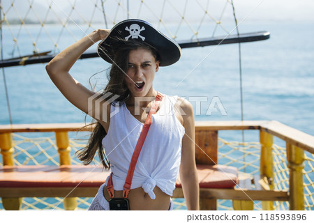 Join us for an Incredible and Exciting Pirate Adventure on the Majestic and Vast Sea 118593896
