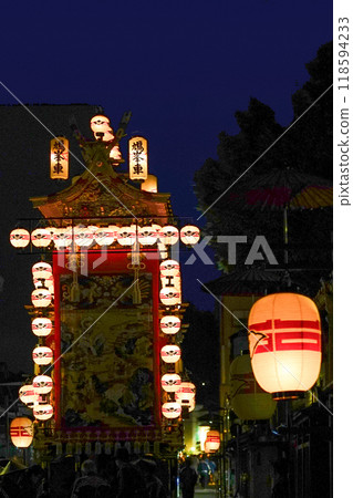Takayama Festival (April 29, 2017) Commemorating the registration of the UNESCO Intangible Cultural Heritage 118594233