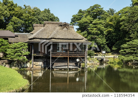 彥根市彥根城玄宮園風景 118594354