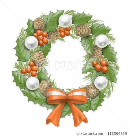 Christmas wreath 118594859