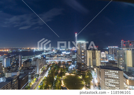 神戶的美麗夜景(神戶市役所展望大廳) 神戶的美麗夜景(神戶市役所展望大廳) 118596101