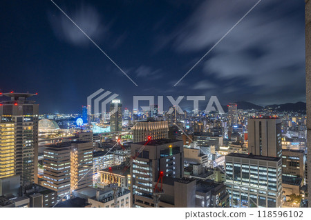 神戶的美麗夜景(神戶市役所展望大廳) 神戶的美麗夜景(神戶市役所展望大廳) 118596102