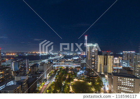 神戶的美麗夜景（神戶市役所展望大廳） 118596117