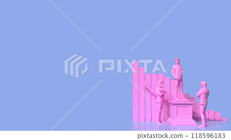 The man on podium for reader or vote concept 3d rendering. The man on podium for reader or vote concept 3d rendering. 118596183