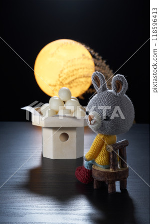 Animal Amigurumi Moon Viewing Animal Amigurumi Moon Viewing 118596413