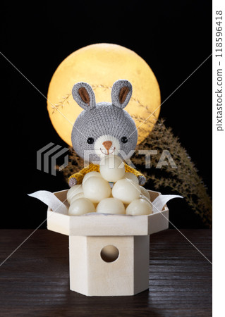 動物阿米古魯米賞月 118596418