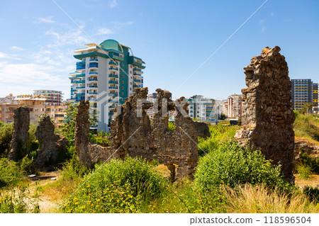 Remains of Naula old city, Mahmutlar, Turkey Remains of Naula old city, Mahmutlar, Turkey 118596504