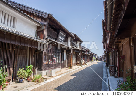 "Old Tokaido, Sekijuku and Nakamachi area" Old townscape in Mie Prefecture "Old Tokaido, Sekijuku and Nakamachi area" Old townscape in Mie Prefecture 118598727