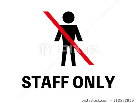 no entry, do not enter, poster 118598939