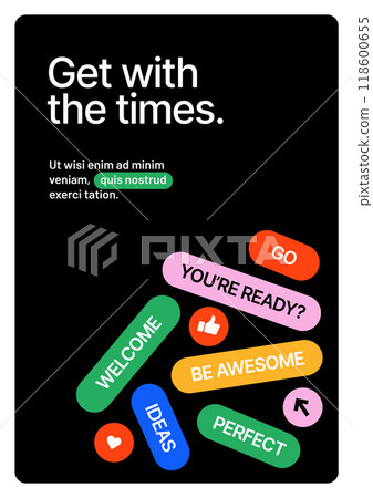 Layout template for events or business related. Layout template for events or business related. 118600655