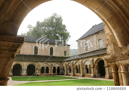 World Heritage Site of Fontenay, Cistercian Abbey, Burgundy, France World Heritage Site of Fontenay, Cistercian Abbey, Burgundy, France 118600889
