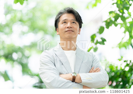 Middle male portrait Middle male portrait 118601425