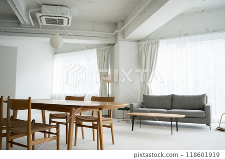 Living room window sunlight 118601919