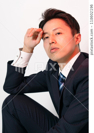 Listless businessman 118602196