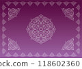 Classic, elegant and gorgeous decorative frame - Gradient purple 118602360