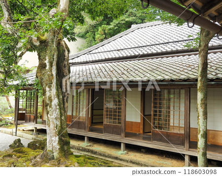 滋賀縣，多賀大社，奧書院花園，八月 118603098