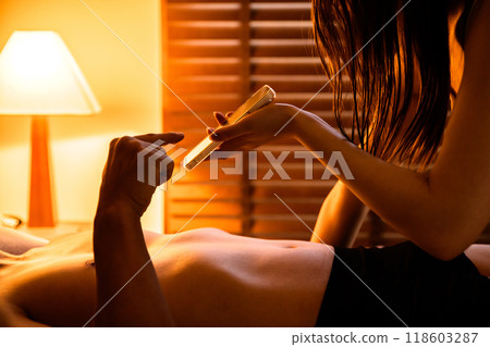 Couples asking for confirmation of sexual consent via smartphone; woman asking for consent from man; clear confirmation of intent to engage in sexual activity Couples asking for confirmation of sexual consent via smartphone; woman asking for consent from man; clear confirmation of intent to engage in sexual activity 118603287