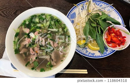 Delicious Vietnamese dish: Pho Delicious Vietnamese dish: Pho 118604318