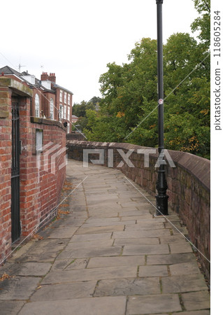 英國切斯特的城堡牆 118605284