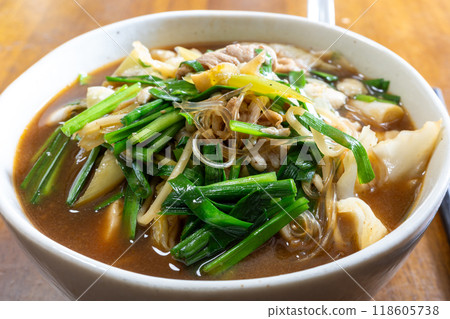 美味的日本火鍋飯最後的辣湯 美味的日本火鍋飯最後的辣湯 118605738