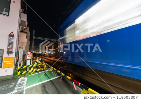 Kitashinagawa Station night view September 2024 Kitashinagawa Station night view September 2024 118605807