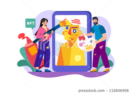 NFT artist 118606906