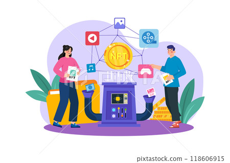 NFT minting process 118606915